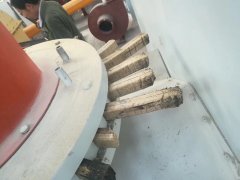 生活垃圾壓塊試機(jī)現(xiàn)場